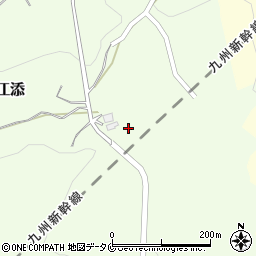 熊本県水俣市江添1134周辺の地図