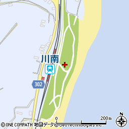 伊倉浜自然公園周辺の地図