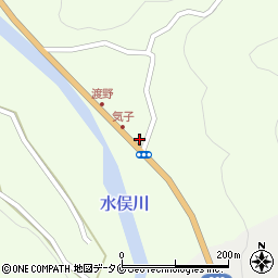 熊本県水俣市中鶴522-8周辺の地図