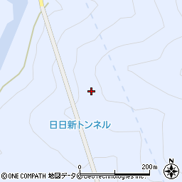 日日新トンネル周辺の地図