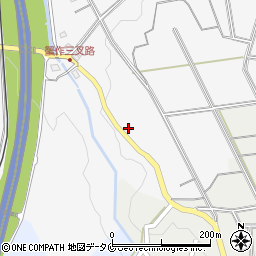 熊本県人吉市蟹作町122周辺の地図