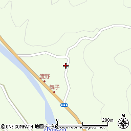 熊本県水俣市中鶴気子周辺の地図