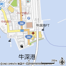 うしぶか海彩館周辺の地図