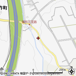 熊本県人吉市蟹作町136周辺の地図