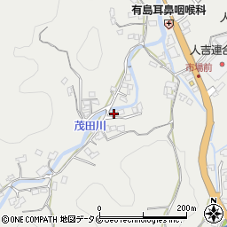 熊本県人吉市西間上町1780周辺の地図