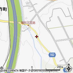 熊本県人吉市蟹作町134周辺の地図