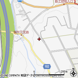 熊本県人吉市蟹作町142周辺の地図