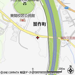 熊本県人吉市蟹作町3745周辺の地図