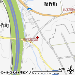 熊本県人吉市蟹作町151周辺の地図