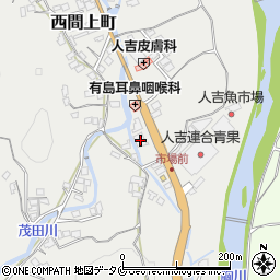 熊本県人吉市西間上町2389周辺の地図