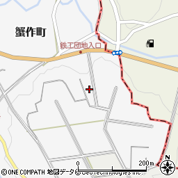 熊本県人吉市蟹作町269周辺の地図