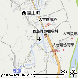 熊本県人吉市西間上町2377周辺の地図