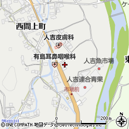 熊本県人吉市西間上町2390周辺の地図