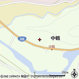 熊本県水俣市中鶴199-2周辺の地図