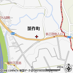 熊本県人吉市蟹作町1092周辺の地図