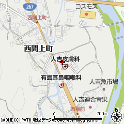 熊本県人吉市西間上町2385周辺の地図