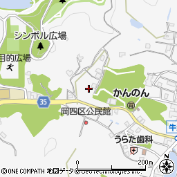 熊本県天草市牛深町周辺の地図