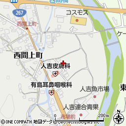熊本県人吉市西間上町2432周辺の地図
