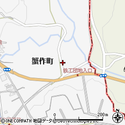 熊本県人吉市蟹作町1128周辺の地図