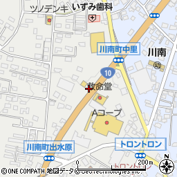 宮崎太陽銀行国道１０号線川南出水店共同 ＡＴＭ周辺の地図
