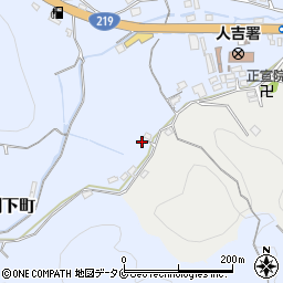 熊本県人吉市西間下町1089周辺の地図