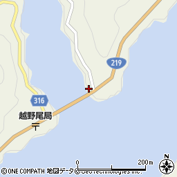 宮崎県児湯郡西米良村越野尾周辺の地図