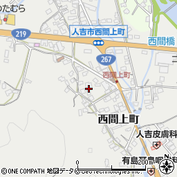 熊本県人吉市西間上町2511周辺の地図