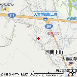 熊本県人吉市西間上町2512周辺の地図