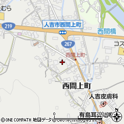 熊本県人吉市西間上町2514周辺の地図