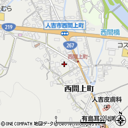 熊本県人吉市西間上町2514周辺の地図