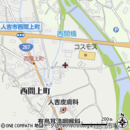 熊本県人吉市西間上町2445周辺の地図