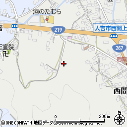 熊本県人吉市西間上町864周辺の地図