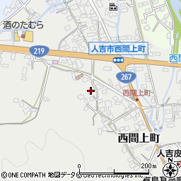 熊本県人吉市西間上町849周辺の地図