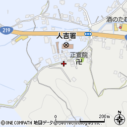 熊本県人吉市西間上町1002周辺の地図