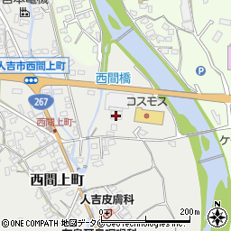 熊本県人吉市西間上町2461周辺の地図