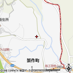 熊本県人吉市蟹作町1203周辺の地図