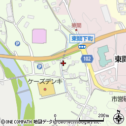 熊本県人吉市東間上町2845周辺の地図