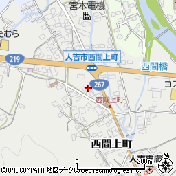 熊本県人吉市西間上町2516周辺の地図