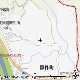 熊本県人吉市蟹作町1198周辺の地図