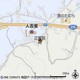 熊本県人吉市西間上町1007-1周辺の地図