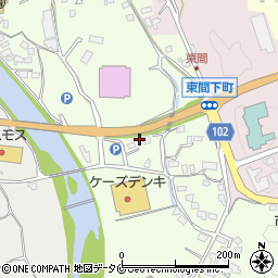 熊本県人吉市東間上町2842周辺の地図