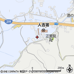 熊本県人吉市西間下町1023周辺の地図