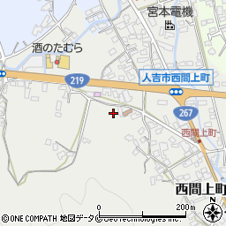 熊本県人吉市西間上町844周辺の地図