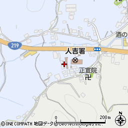 熊本県人吉市西間下町1020周辺の地図