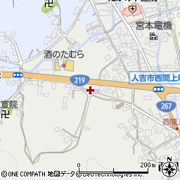 熊本県人吉市西間上町817周辺の地図