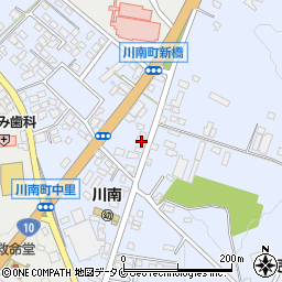 林田商事株式会社　セルフステーション川南周辺の地図