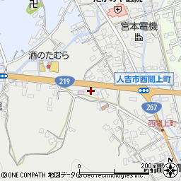 熊本県人吉市西間上町835周辺の地図