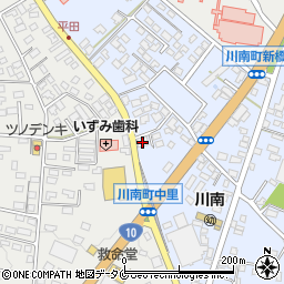 株式会社南九州沖縄クボタ　川南物流センター周辺の地図