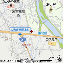 熊本県人吉市西間上町2504周辺の地図