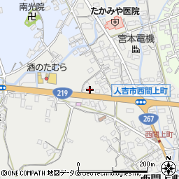 熊本県人吉市西間上町835-2周辺の地図